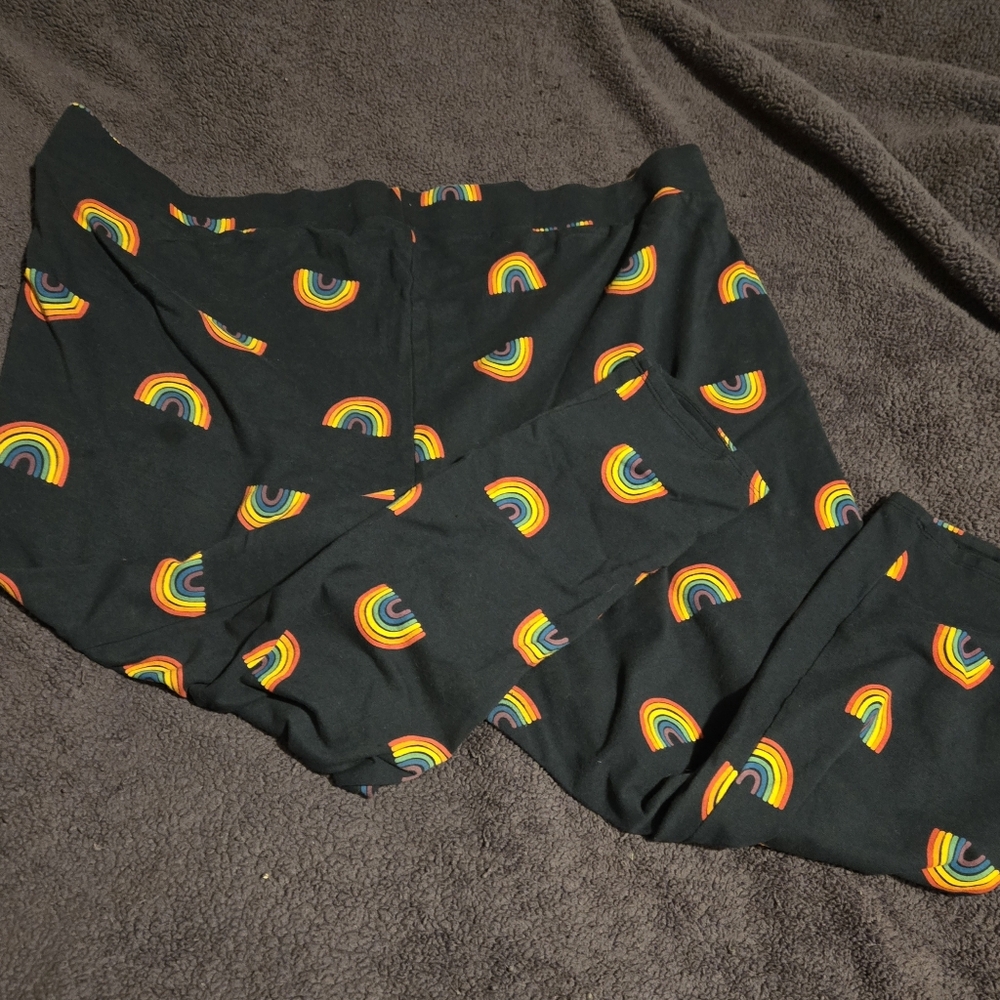 Torrid Dark Blue Rainbow Leggings